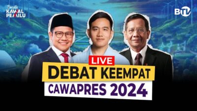 Live Streaming Debat Calon Wakil Presiden Putaran Keempat