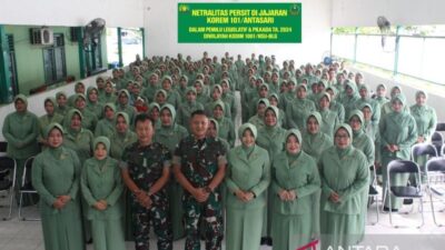 Dandim 1001/HSU-BLG Mempromosikan Netralitas TNI kepada Anggota Persit