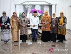 Wakil Presiden menerima Khofifah untuk membahas peringatan Hari Ulang Tahun Muslimat NU ke-78