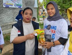 Doa Warga Untuk Ratih Gunaevy Jadi Anggota DPR di Bazar Migor Murah Perindo Subang