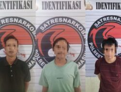Polisi Menyita 33,59 Gram Sabu dari Tiga Pengedar di Banjarmasin Timur