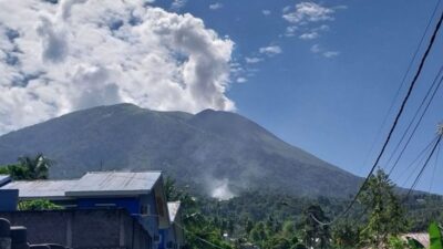Gunung Gamalama Mengalami 14 Kali Gempa Vulkanik Menurut PVMBG