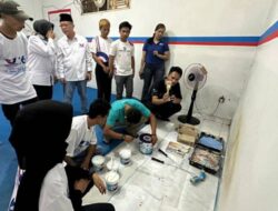 Perindo Sukabumi Mengadakan Pelatihan Dasar Mengecat Mural dan Membagikan 4 Ton Cat