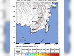 Another earthquake with a magnitude of 2.9 shakes Tapin District in South Kalimantan