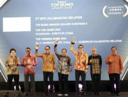 Bank Kalsel Memenangkan 3 Penghargaan dalam TOP BUMD Awards 2024