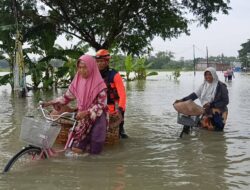 Banjir Melanda 25 Desa di 10 Kecamatan Grobogan akibat Sungai Lusi Meluap