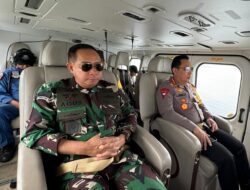 Patroli Udara Kapolri dan Panglima TNI Memeriksa Kesiapan Mudik di Pelabuhan Gilimanuk