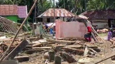 17 Rumah Hanyut dan 23 Rusak Parah akibat Banjir Bandang di Musi Rawas Utara