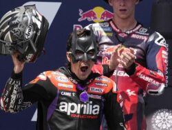 Batman and Sonic take action as Vinales wins MotoGP America